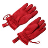Dolce & Gabbana Red Viscose Motorcycle Biker Mitten Gloves