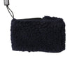 Dolce & Gabbana Black Wool Knitted Sweatbands Men Wristband