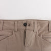 Cavalli Class Beige Dress Skinny Slim Straight Chinos Pants