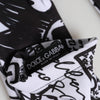 Dolce & Gabbana Gloves Black White DG Logo Elbow Length Mitten