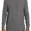 Scervino Street Baumwollpullover, grau, Rundhalsausschnitt