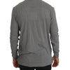 Scervino Street Baumwollpullover, grau, Rundhalsausschnitt