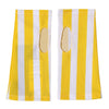 Dolce & Gabbana Yellow White Nylon Fingerless Wrist Length Gloves