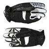 Dolce & Gabbana Gloves Black White Crystal Wrist Length Mitten  Gloves