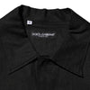 Carhartt Wip Black Linen Collared Short Sleeve Polo Shirt