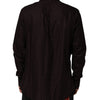 Dolce & Gabbana Brown Cotton LongSleeve MARTINI Dress  Shirt