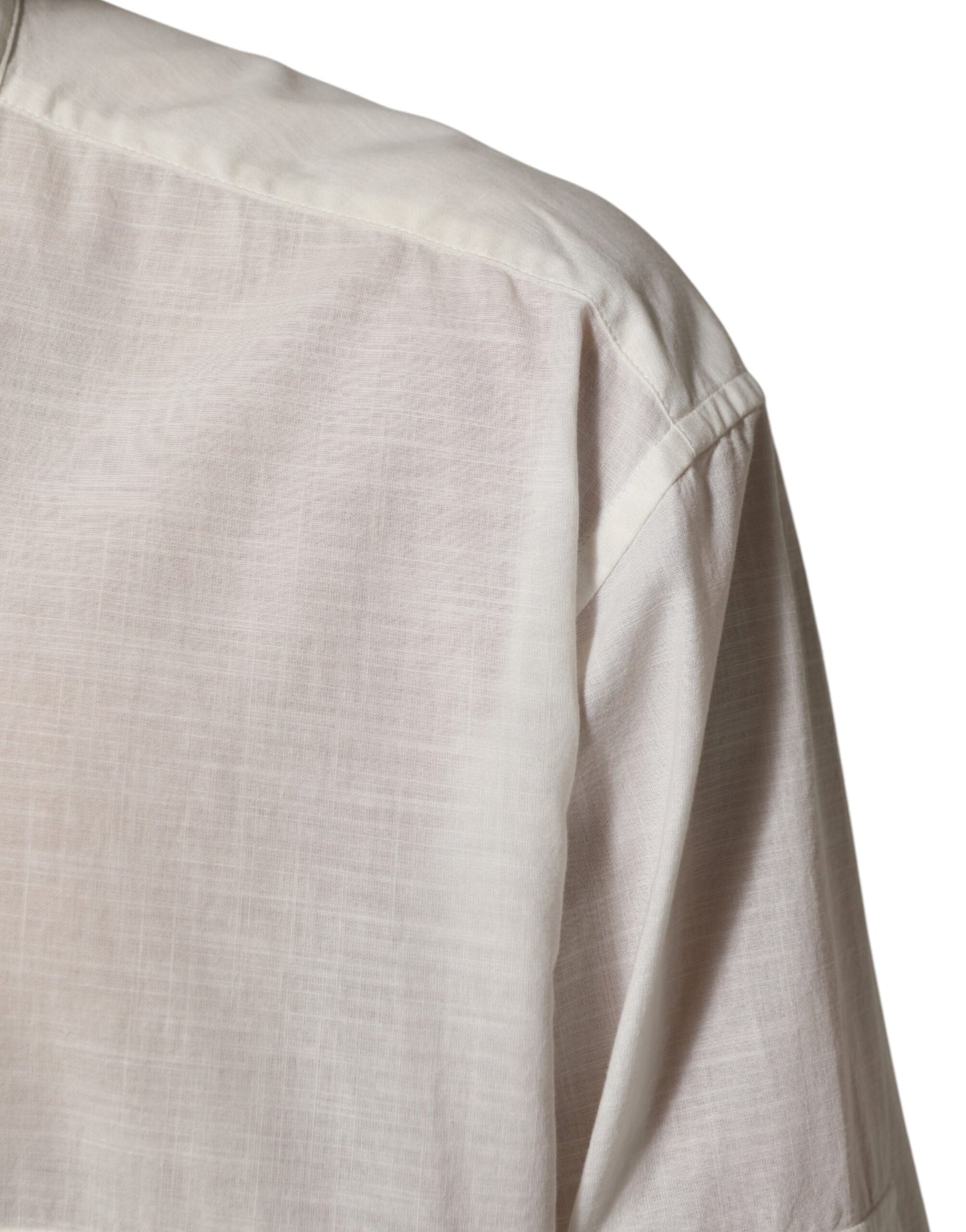 Dolce &amp; Gabbana Weißes Baumwollhemd mit Blumenmuster und Knopfleiste