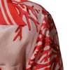 Dolce & Gabbana Shirt Red Corals Short Sleeves Button Down