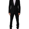 Dolce & Gabbana Black 2 Buttons Jacket Formal 2 Piece Suit