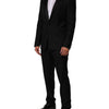 Dolce & Gabbana Black 2 Buttons Jacket Formal 2 Piece Suit