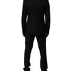 Dolce & Gabbana Black 2 Buttons Jacket Formal 2 Piece Suit
