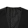 Dolce & Gabbana Black Wool Dress Formal Men Waistcoat Vest