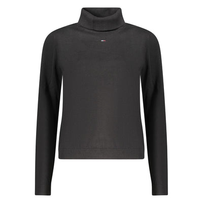 Tommy Hilfiger Black Cotton Women Sweater