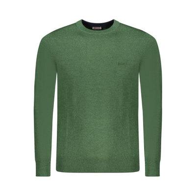 Rifle Green Wool Men Sweater