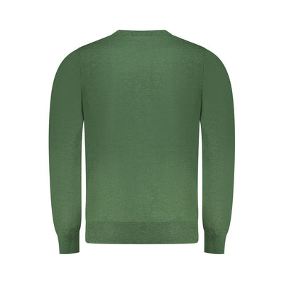 Rifle Green Wool Men Sweater