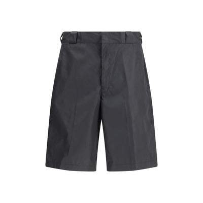 Prada Bermuda-Shorts aus schwarzem recyceltem Polyamid