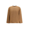 Max Mara braunes Woll-Sweatshirt