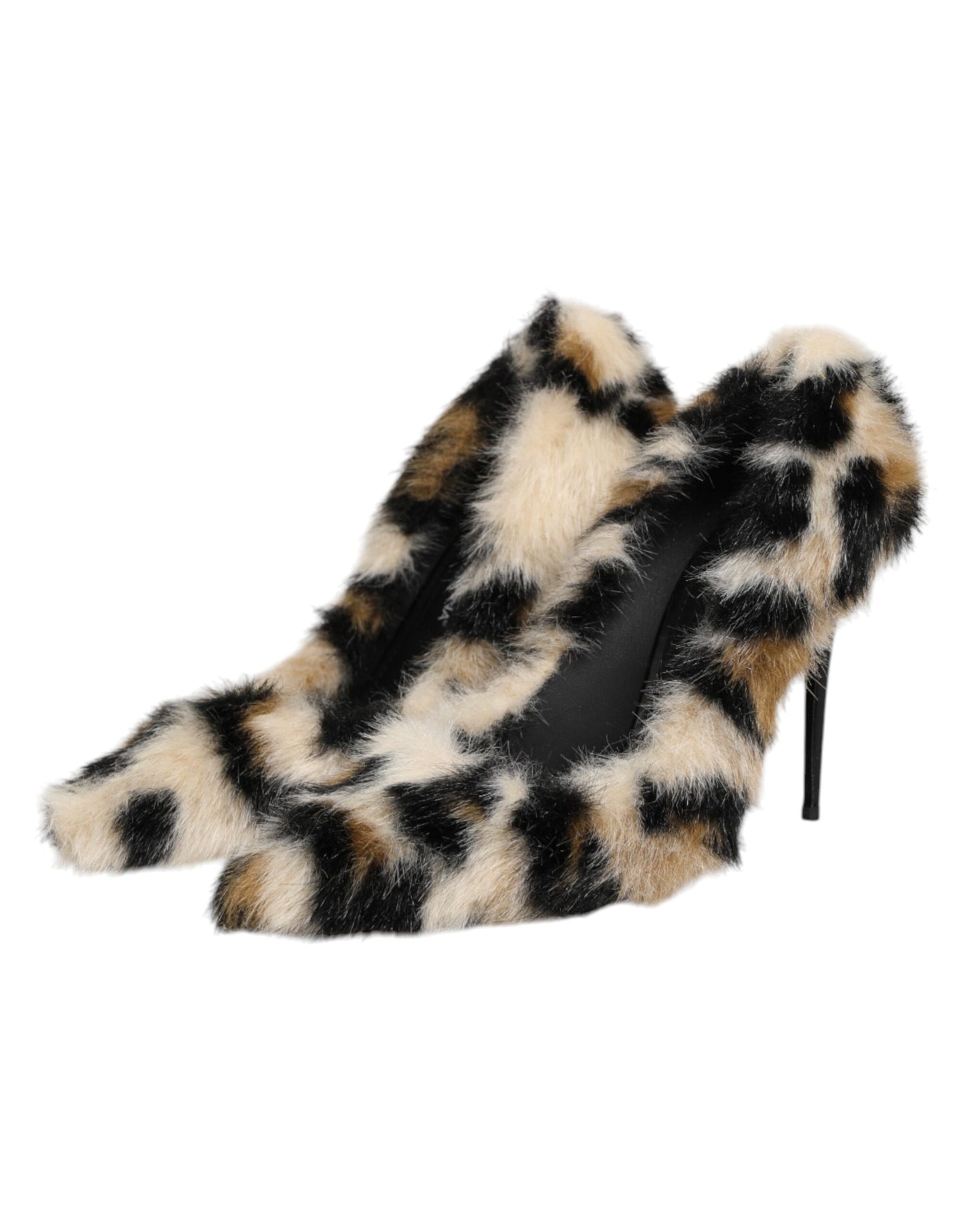 Dolce &amp; Gabbana braune High Heels mit Leopardenmuster