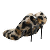 Dolce &amp; Gabbana braune High Heels mit Leopardenmuster