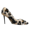 Dolce &amp; Gabbana braune High Heels mit Leopardenmuster