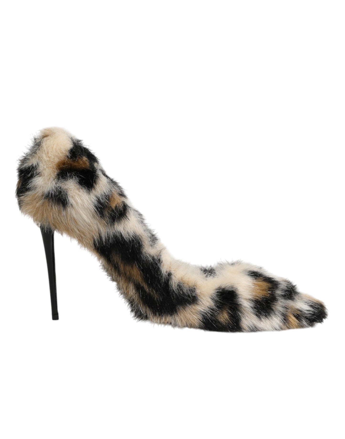 Dolce &amp; Gabbana braune High Heels mit Leopardenmuster