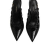 Dolce & Gabbana Leather High Heels Slingback Shoes