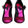 Dolce & Gabbana Pink Embellished High Heels Pumps Shoes