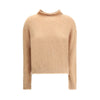 Max Mara brauner Polyamid-Rollkragenpullover