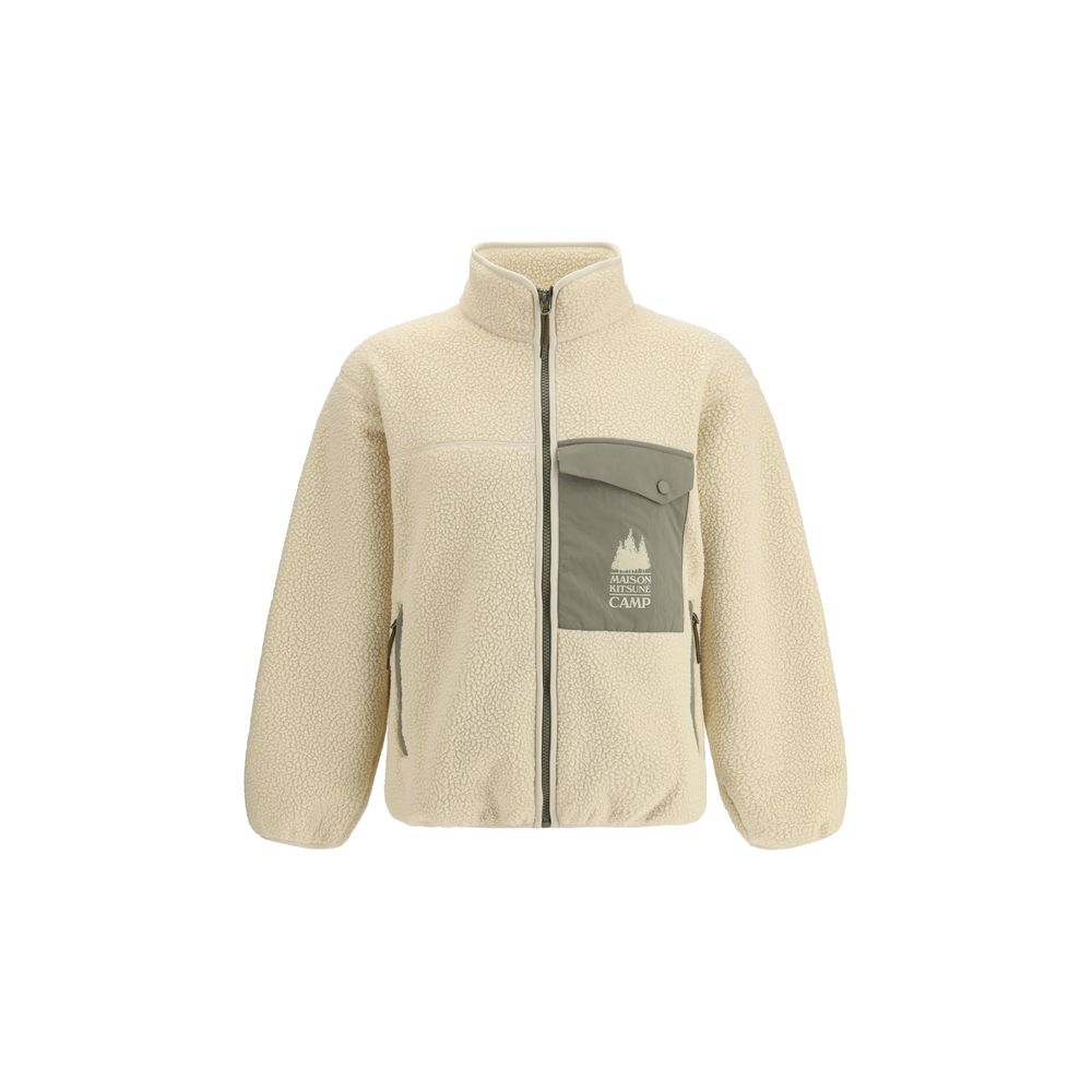 Maison Kitsuné Creme Polyester Shelljacke