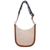 Valentino Garavani Beige Fabric Crossbody Bag