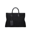 Salvatore Ferragamo Black Fabric Handbag