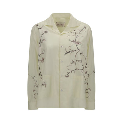 Baziszt Bicolor Cotton Pattern Shirt