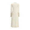SA SU PHI White Cashmere Casual Dress