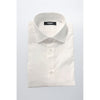 Baldinini Trend White Cotton Men Shirt