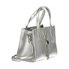 Mario Valentino Silver Polyurethane Women's Handbag