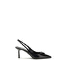 Prada Bos Taurus High Heel Pumps aus schwarzem Kalbsleder