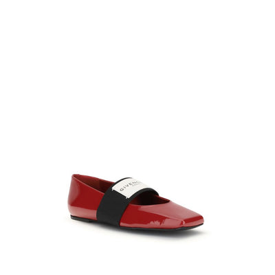 Givenchy Ballerinas aus rotem Leder