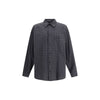 Balenciaga Black Wool Pattern Shirt