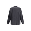 Balenciaga Black Wool Pattern Shirt