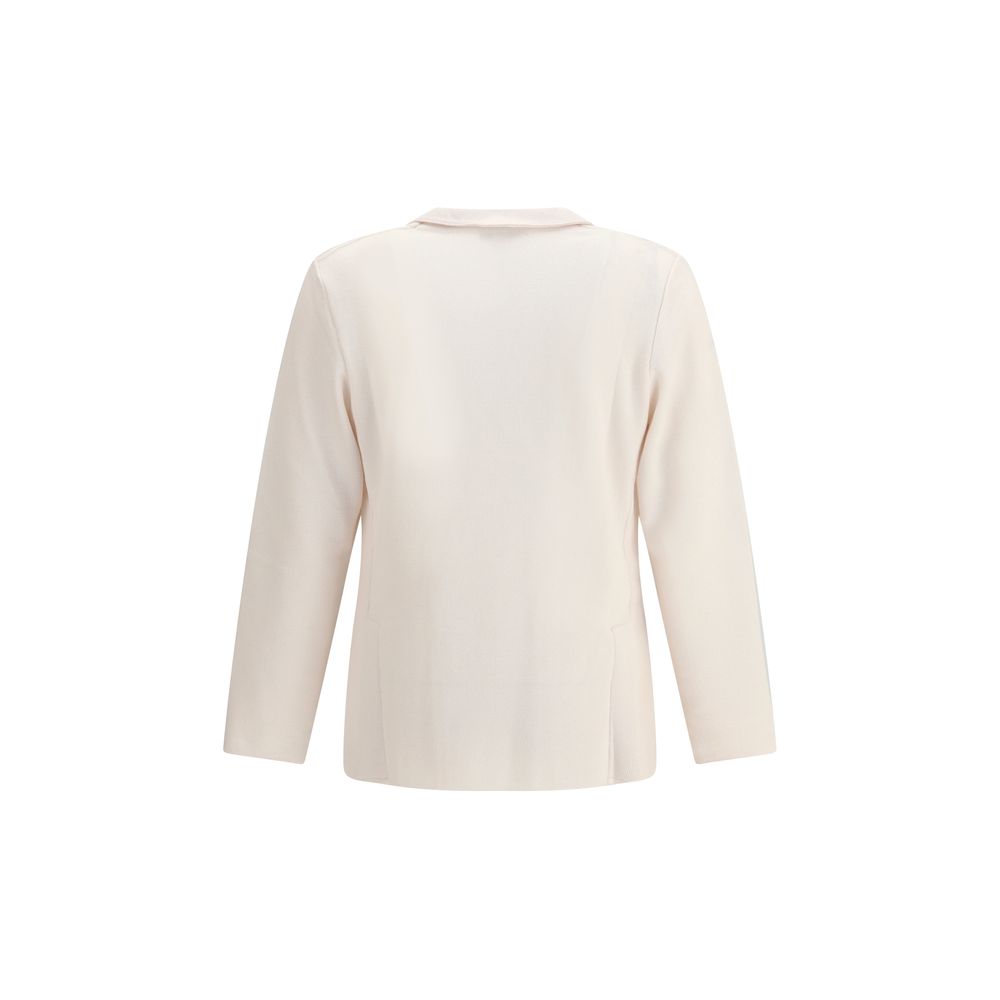 Lardini Cremefarbener Wollmantel