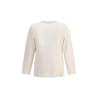 Lardini Cremefarbener Wollmantel