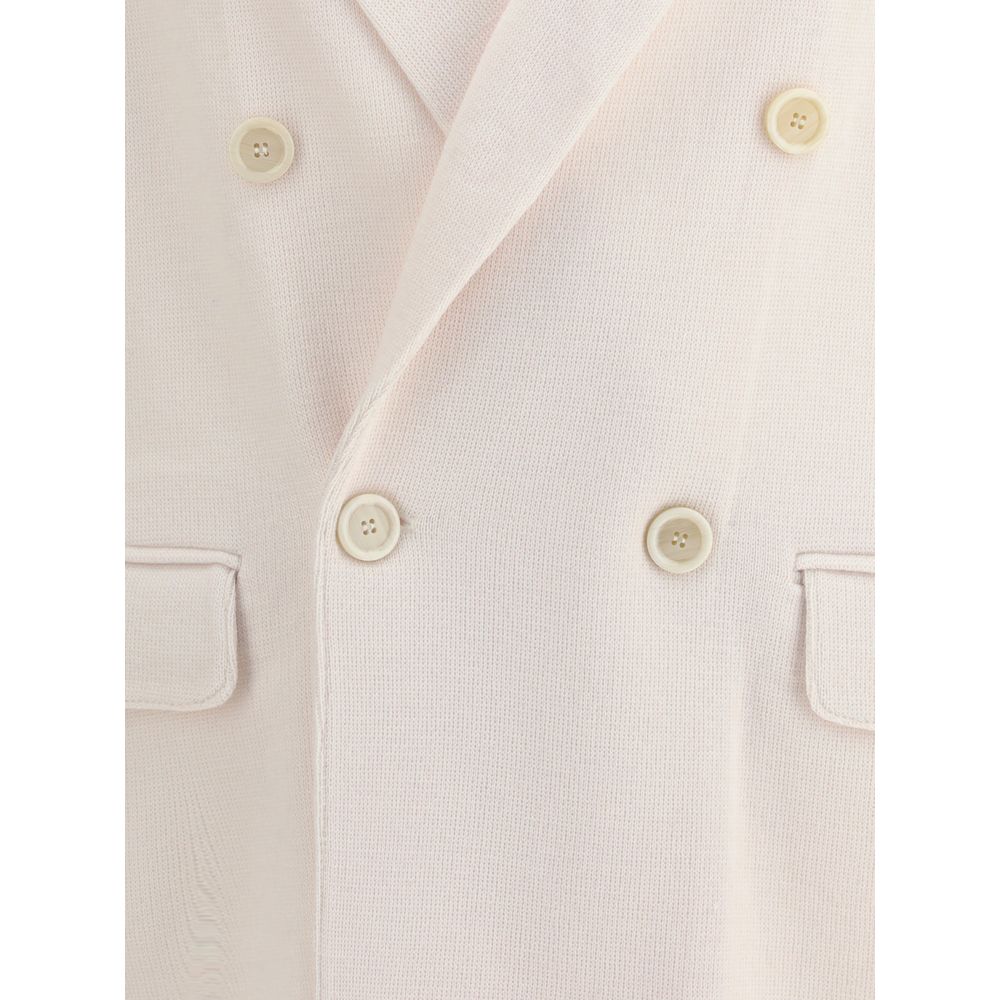 Lardini Cremefarbener Wollmantel