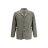 Finamore Bicolor Fleece Wool Coat