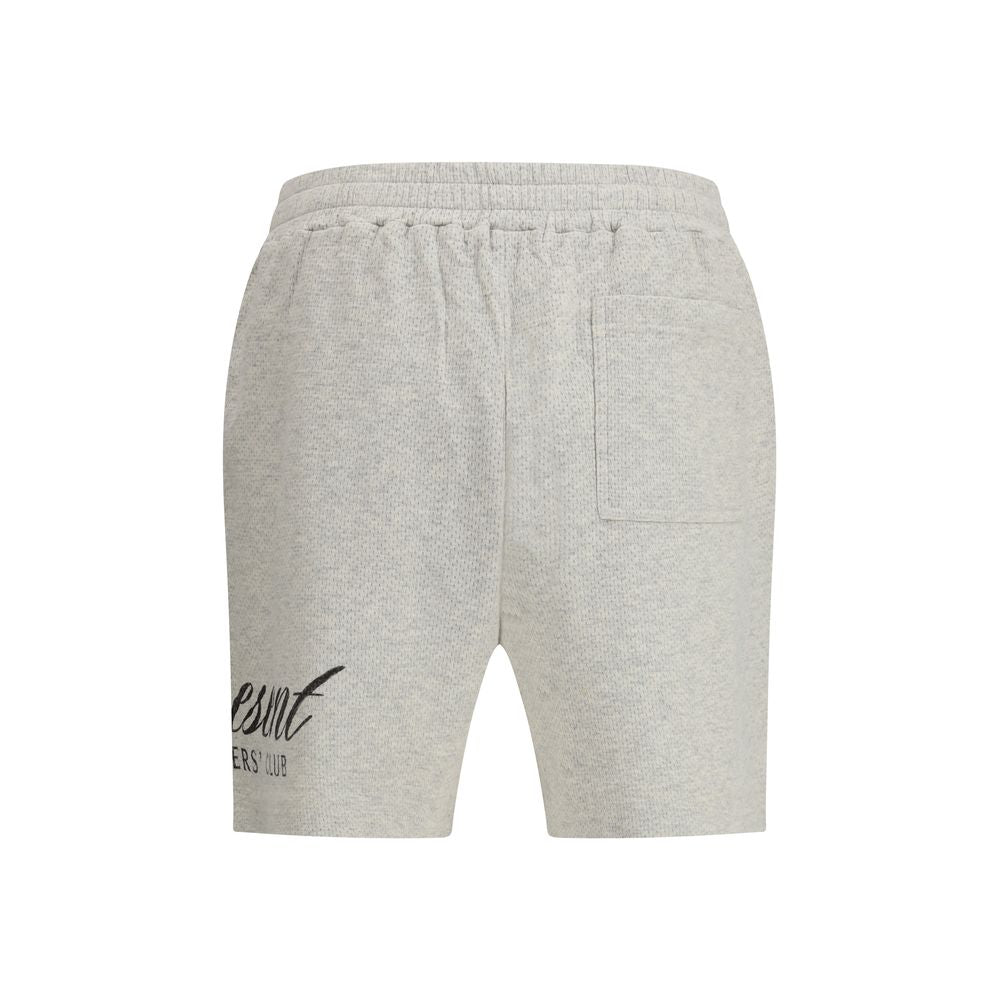Represent Cremefarbene Bermuda-Shorts aus Baumwolle