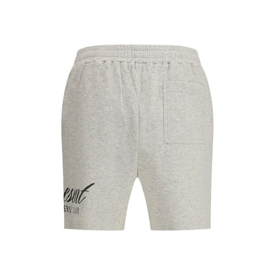 Represent Cremefarbene Bermuda-Shorts aus Baumwolle