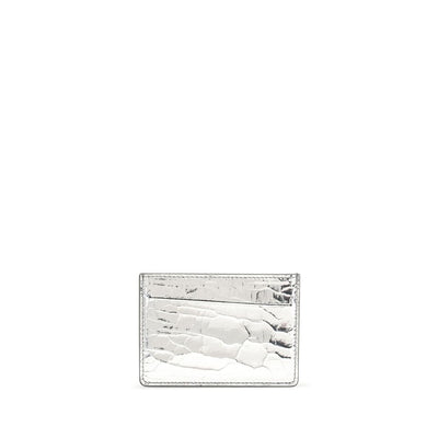 Margiela Silver Leather Wallet