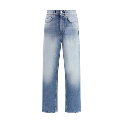 Magliano Jeans aus blauer Baumwolle mit lockerer Passform