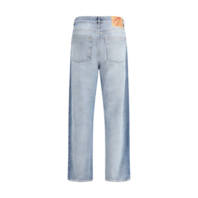 Magliano Jeans aus blauer Baumwolle mit lockerer Passform