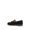 Brunello Cucinelli Black Calf Leather Bos Taurus Slip-On Loafers