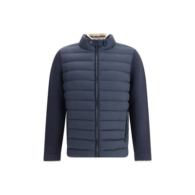 Herno blauer Wollmantel